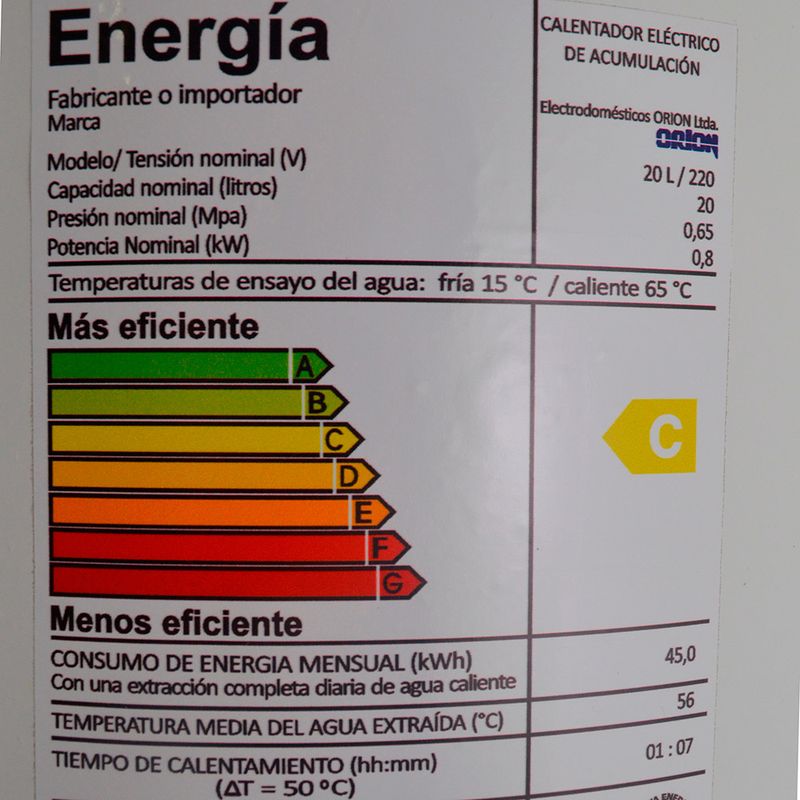 Termotanque-ORION-20L-cobre