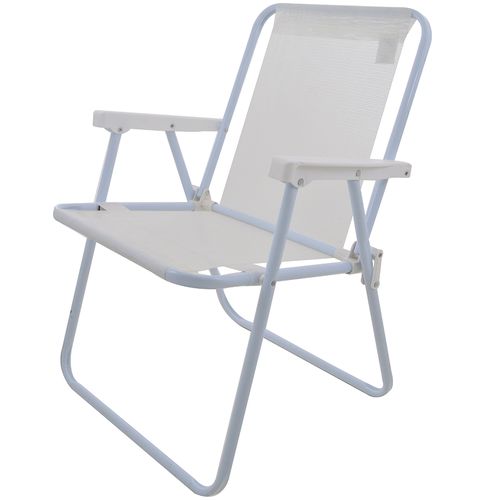 Silla MOR alta en acero color blanca