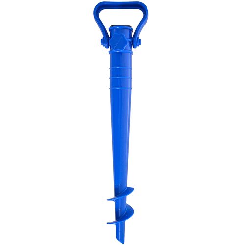 Pincho para fijar sombrilla azul