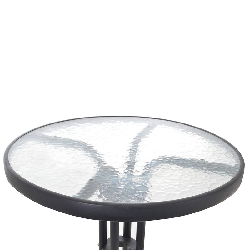 Mesa-redonda-en-acero-y-vidrio