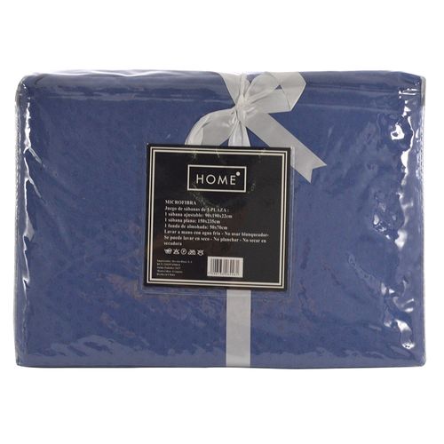 Juego de sábanas 1 plaza en microfibra Jean