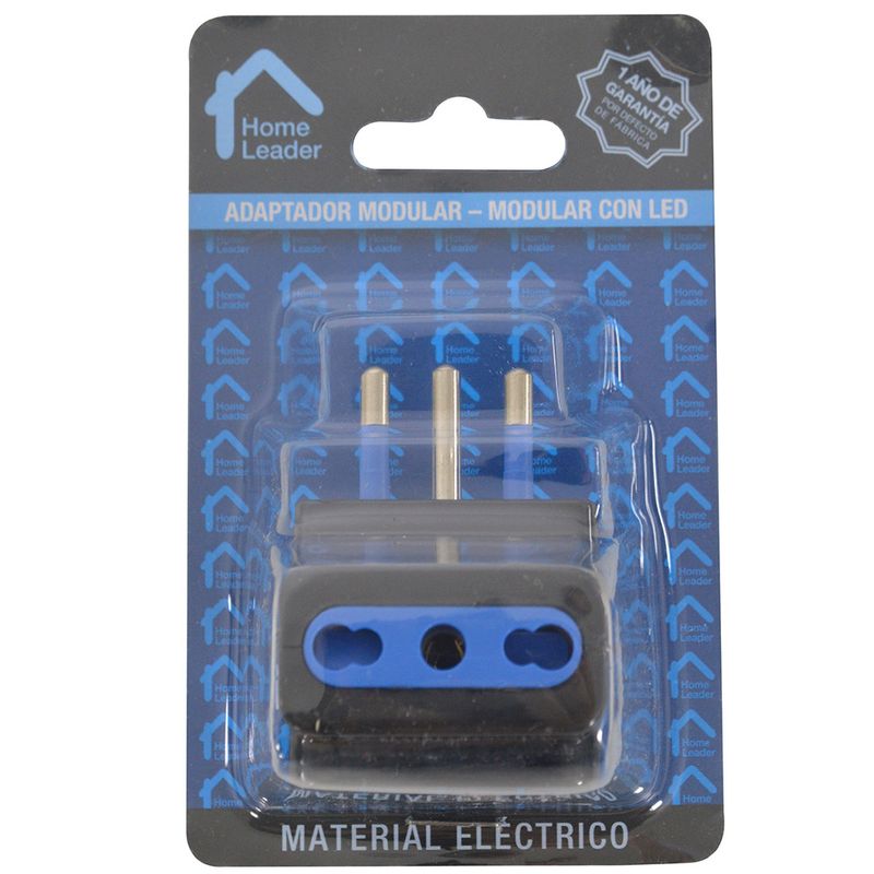 Adaptador-modular-c-led-sl1023-negro-HOME-LEADER