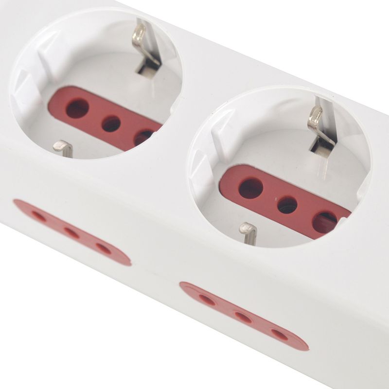 Toma-multiple-c-llave-shuko-modul-4-sal-hl3029-HOME-LEADER