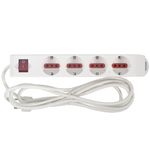 Toma-multiple-c-llave-shuko-modul-8-sal-hl3075-HOME-LEADER