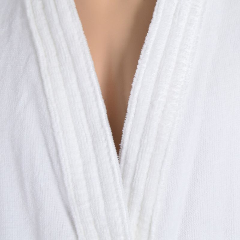 Bata-de-baño-DOHLER-en-velour-Blanco.Talle-G-----