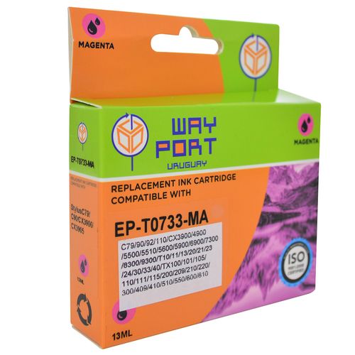 Cartucho WAY PORT para EPSON Mod. Magenta