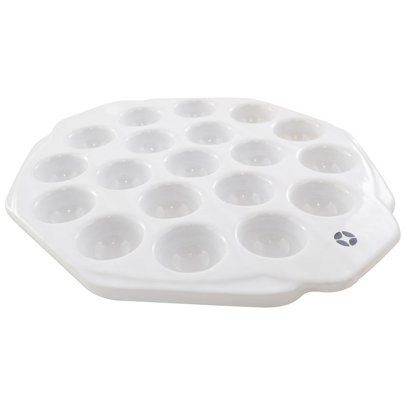 PROVOLONERA-25X21.5-H2.5CM-CERAMICA-BLANCA--------