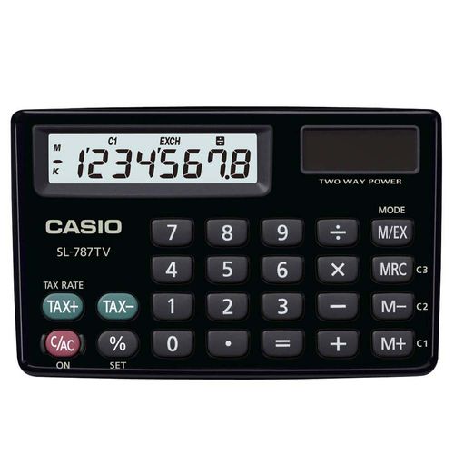 Calculadora CASIO manual Mod. SL-787TV