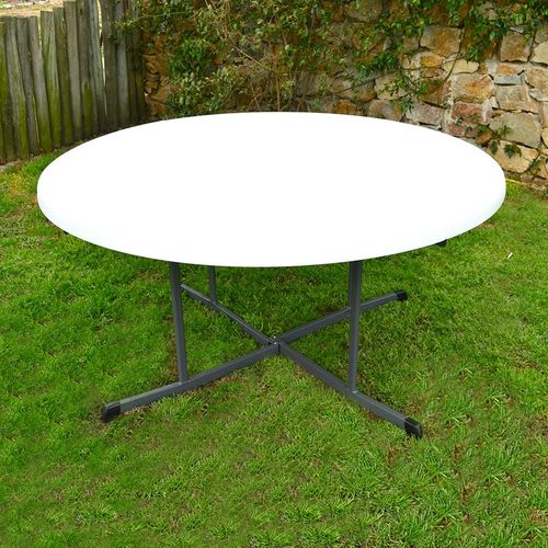 Mesa plegable redonda diámetro 152 cm