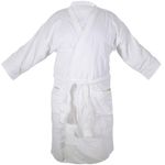 Bata-de-baño-DOHLER-en-velour-Blanco.Talle-P