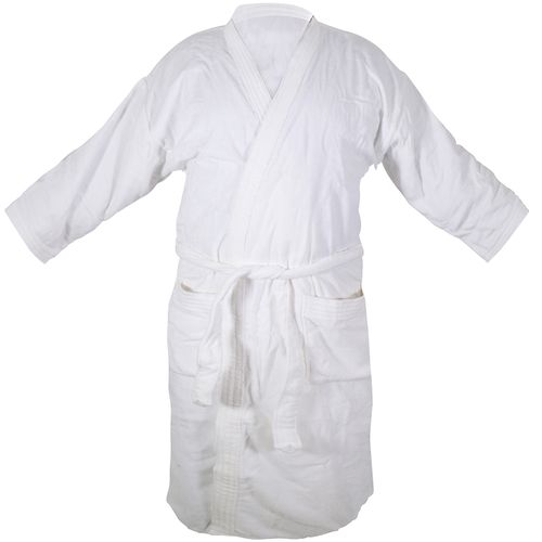 Bata de baño DOHLER en velour blanco talle P