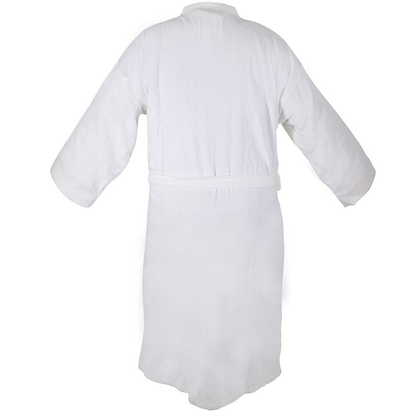 Bata-de-baño-DOHLER-en-velour-Blanco.Talle-P