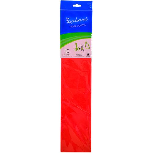 Papel cometa rojo 10h