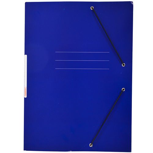 Carpeta TEORIA+ con elástico cartón azul