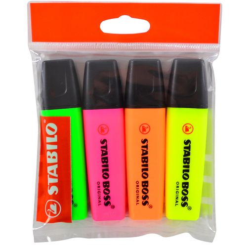 Resaltador STABILO Boss 4 un.