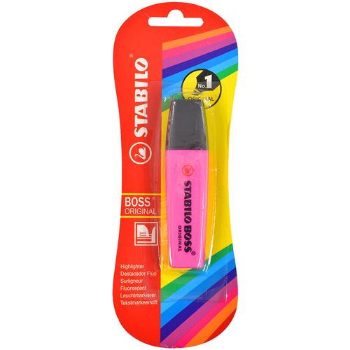 Resaltador STABILO Boss fucsia