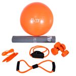 Set-para-ejercicios--Pelota-cuerda-de-saltar-colchoneta-mancuernas-y-liga-para-brazos-y-piernas-