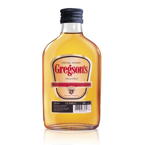 Whisky GREGSON'S Clásico petaca