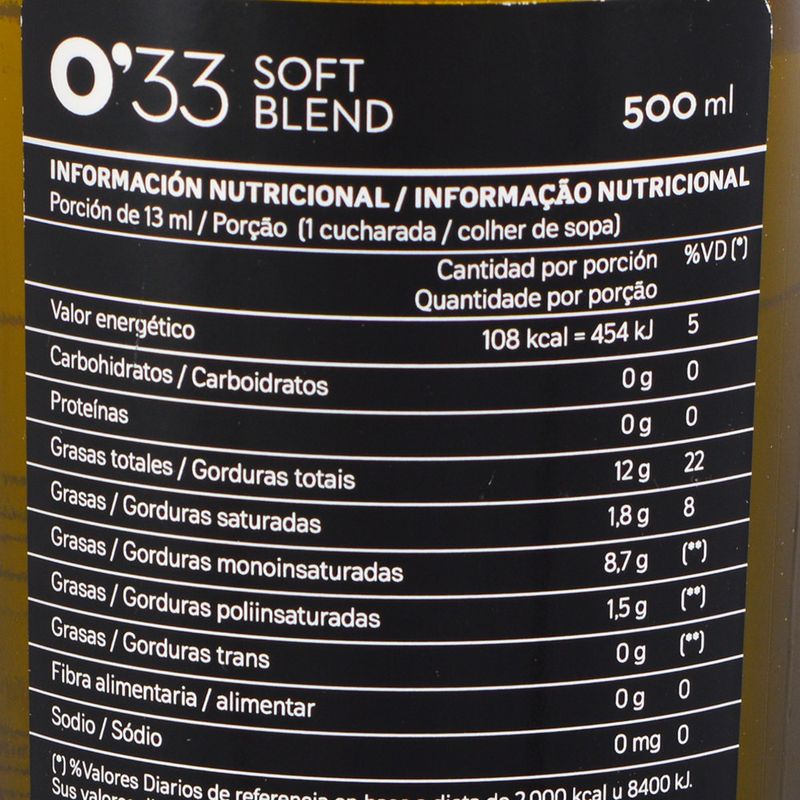 Aceite-Oliva-Ex-Virgen-O-33-Soft-Blend-500-cc