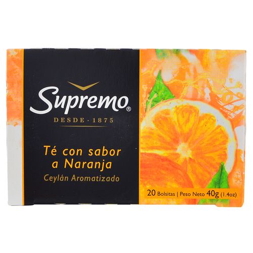 Té SUPREMO Naranja 20 un.