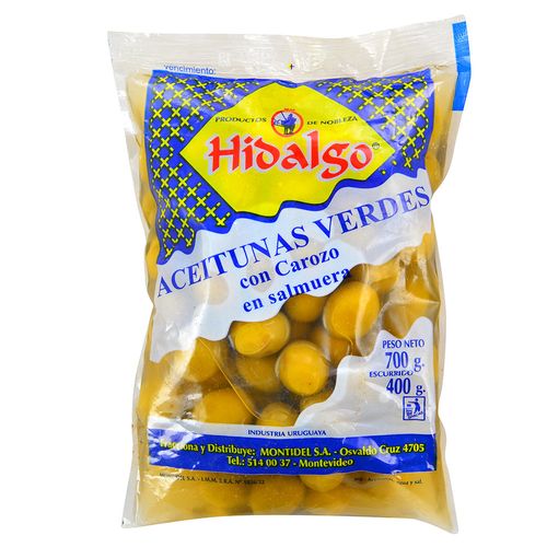 Aceitunas con carozo HIDALGO sachet 400 g