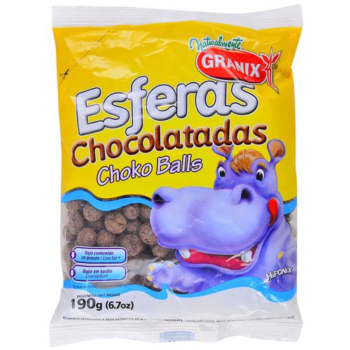 Cereal GRANIX esferas chocolate 190 g