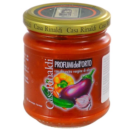 Salsa de tomate con perfume del huerto CASA RINALDI 190 g
