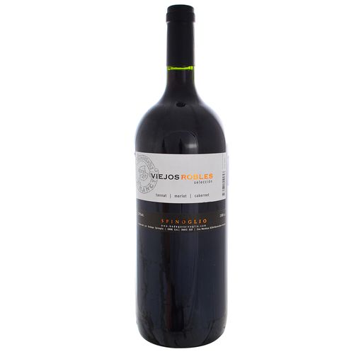 Vino Tinto Tannat Merlot Cabernet Viejo Roble BODEGA SPINOGLIO 1,5 L