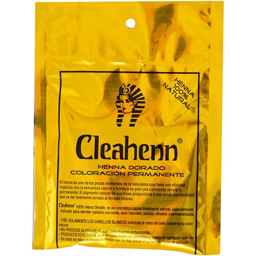 Coloración Vegetal CLEAHENN Dorado sobre 50 g