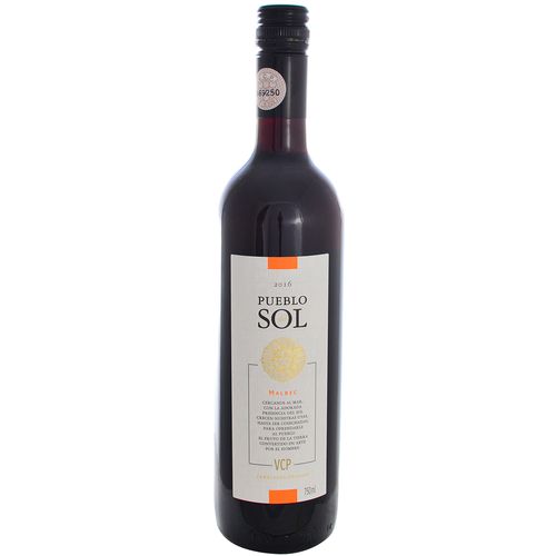 Vino Tinto Malbec Pueblo del Sol 750 ml