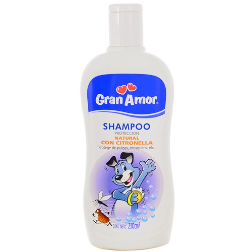Shampoo para mascotas GRAN AMOR 200 ml