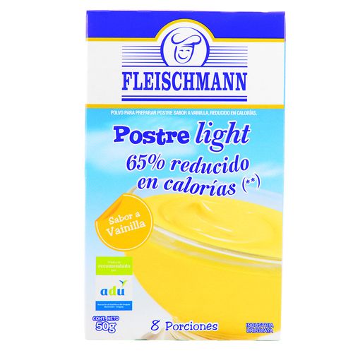 Postre de vainilla light FLEISCHMANN 8 porciones