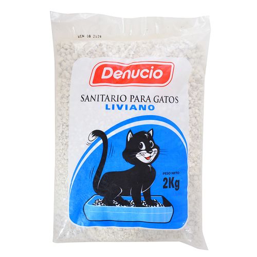 Sanitario para gatos Liviano DENUCIO 2 Kg