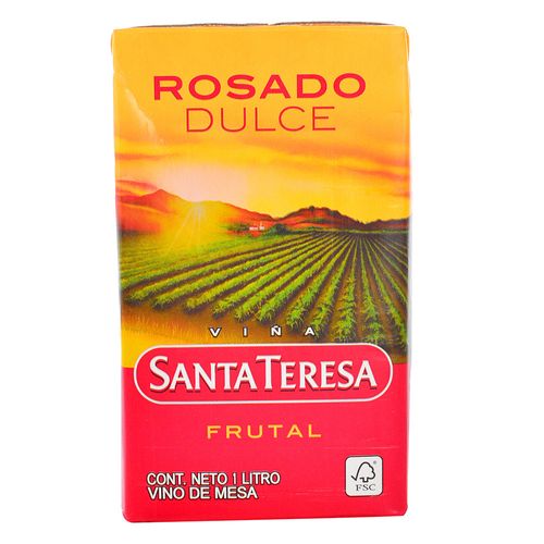 Vino Rosado de mesa Dulce Santa Teresa 1 L