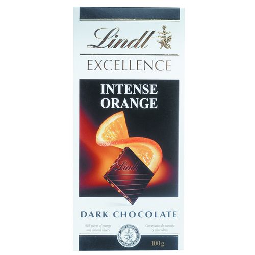 Chocolate LINDT LINDOR Excellence Amargo y Naranja 100 g
