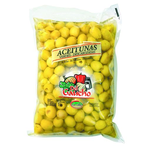 Aceitunas verdes DEL GAUCHO sin carozo 1 kg