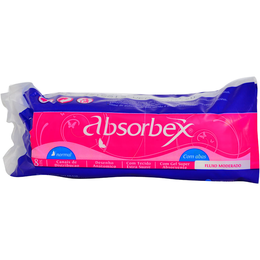 Toalla Femenina Absorbex Alas 8 un. - Géant