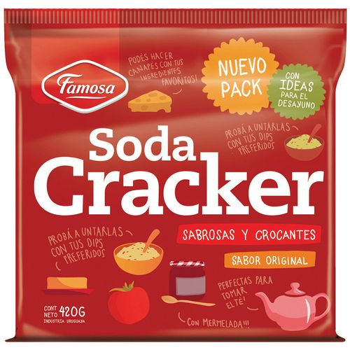 Galleta Soda FAMOSA Cracker 420 g