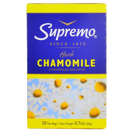 Té SUPREMO manzanilla 20 un.