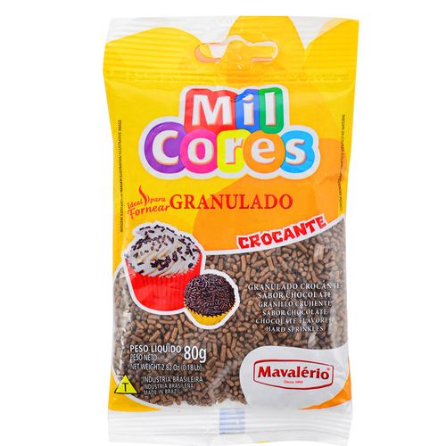 Granas Chocolate Mil Cores Mavalerio 80 g