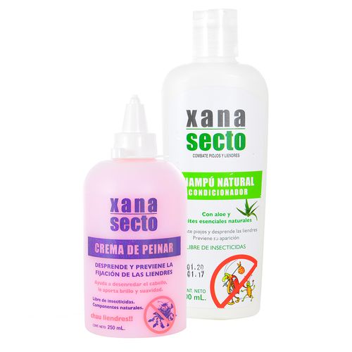Pack Xanasecto Crema de Peinar + Shampoo 120 ml