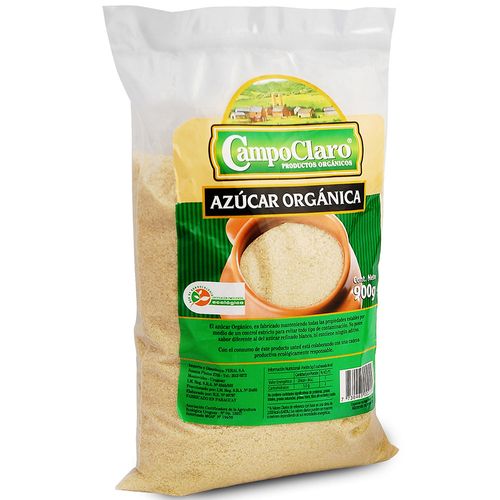 Azúcar orgánica CAMPOCLARO 900 g