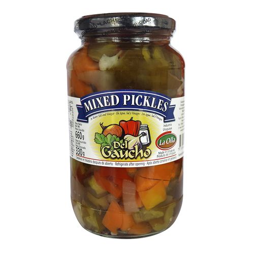Mixed pickes DEL GAUCHO 660 g