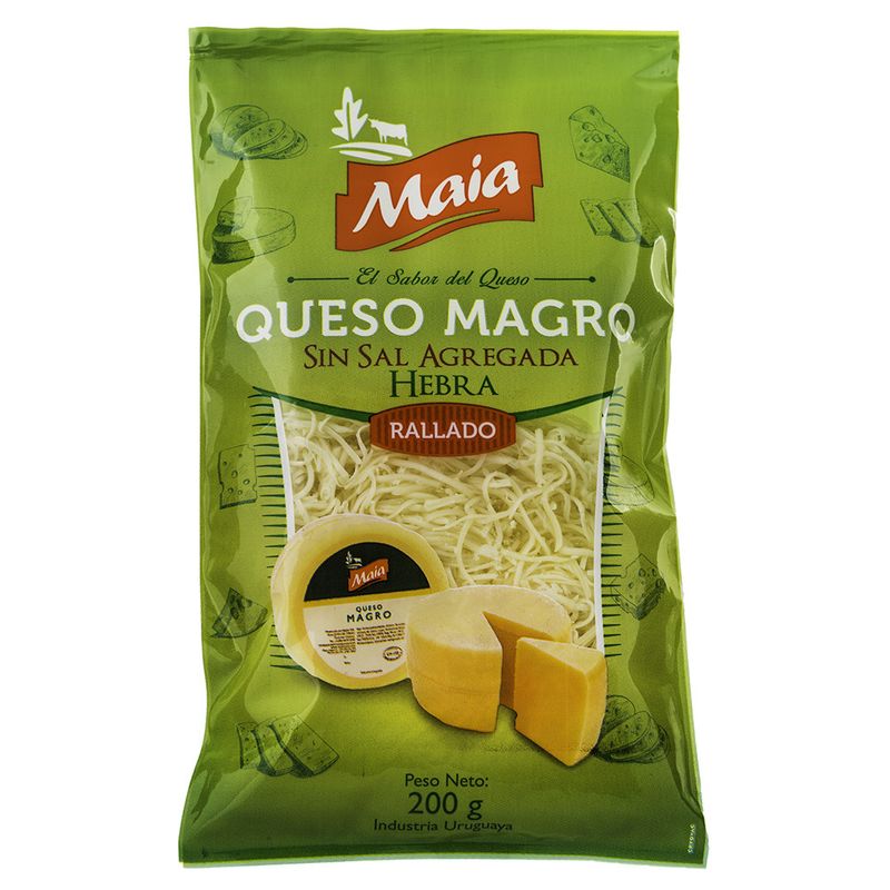 Queso-Rallado-Hebras-Magro-sin-sal-MAIA-200-g
