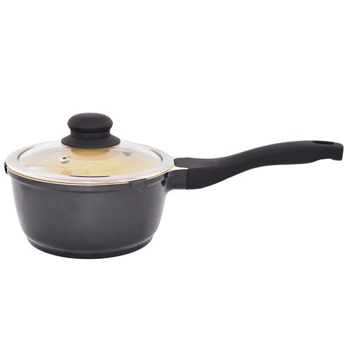 Olla aluminio revestimiento en cerámica 16 cm negro