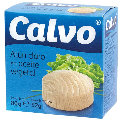 Atún claro CALVO al aceite 80 g