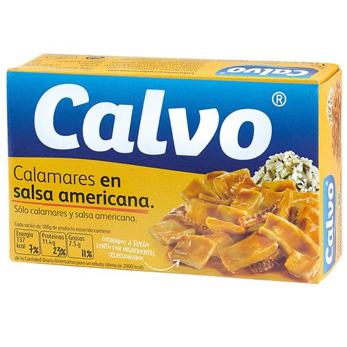 Calamares salsa americana CALVO 115 g