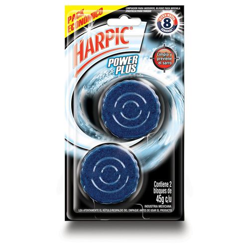 Desinfectante limpia mochila e inodoro HARPIC bloque 2 un.