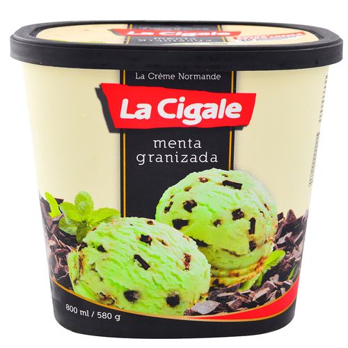 Helado menta granizada LA CIGALE 800 ml