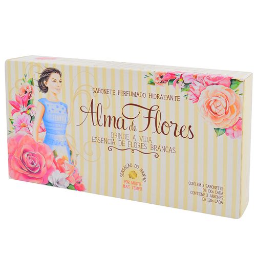 Estuche ALMA DE FLORES champagne 3 un.